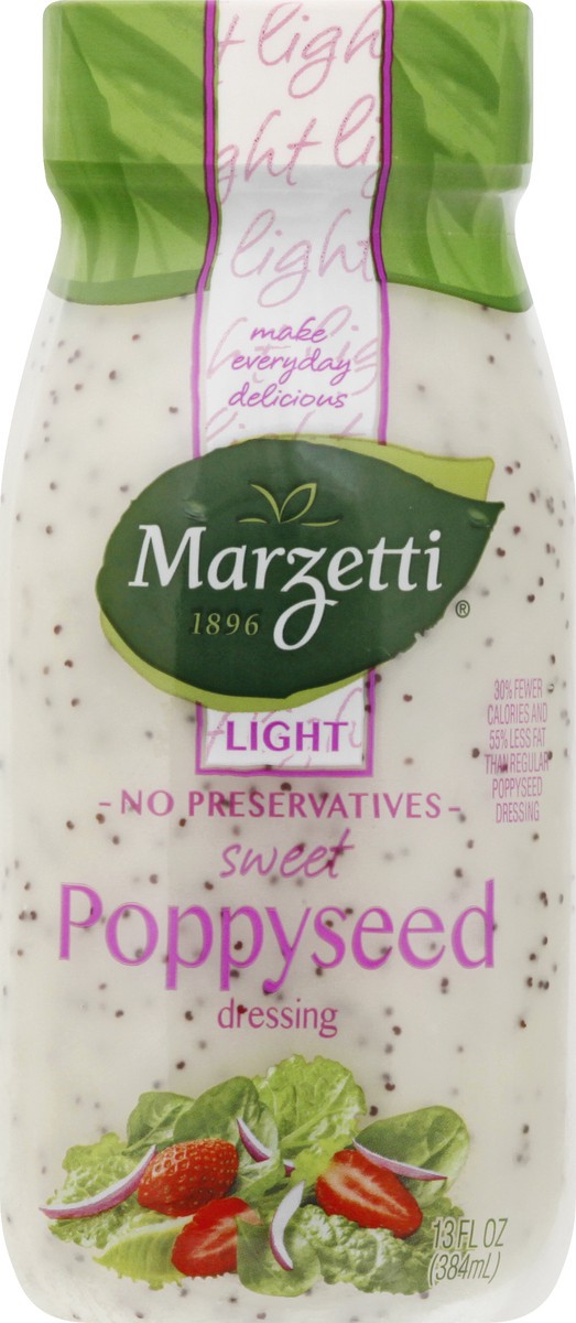 slide 6 of 9, Marzetti Lite Poppyseed, 13 fl oz