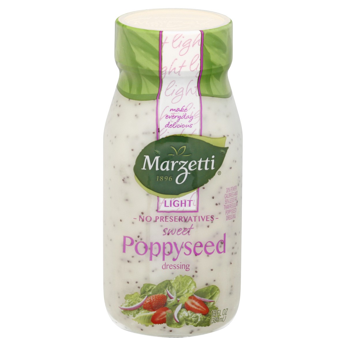 slide 1 of 9, Marzetti Lite Poppyseed, 13 fl oz