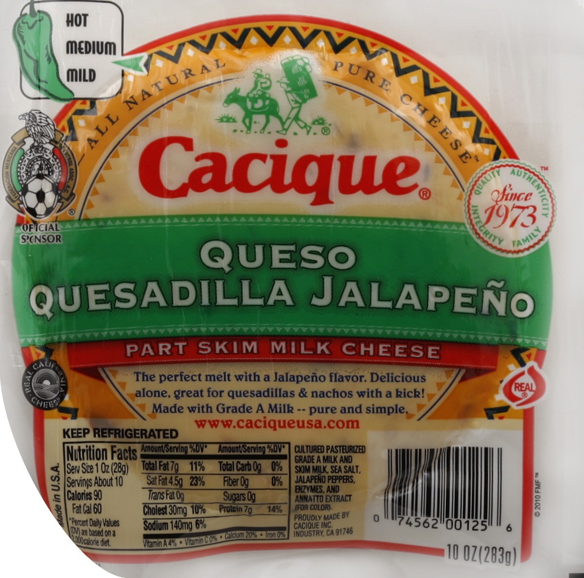 slide 5 of 5, Cacique Cheese 10 oz, 10 oz