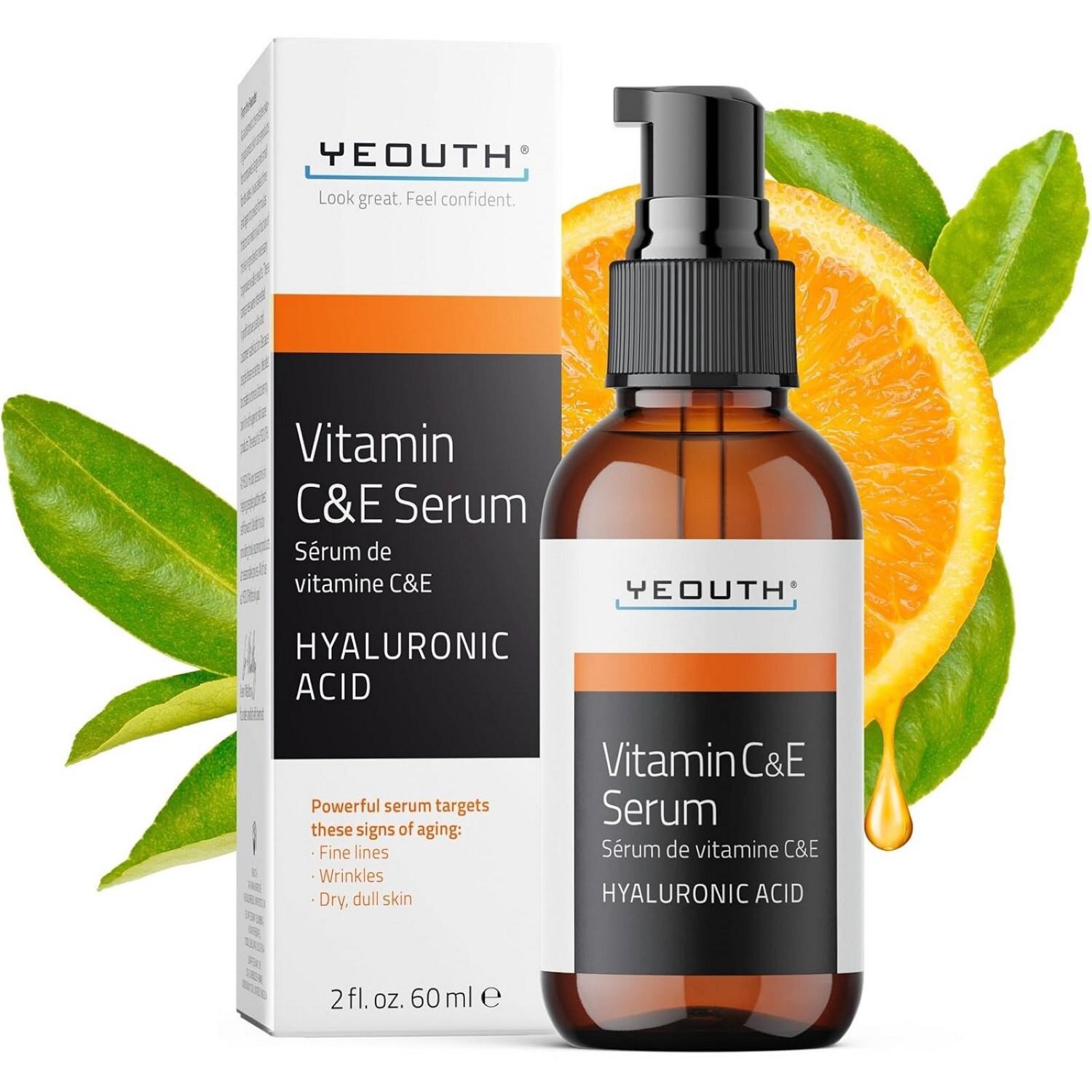 slide 3 of 3, Yeouth Vitamin C & E Serum, 2 oz