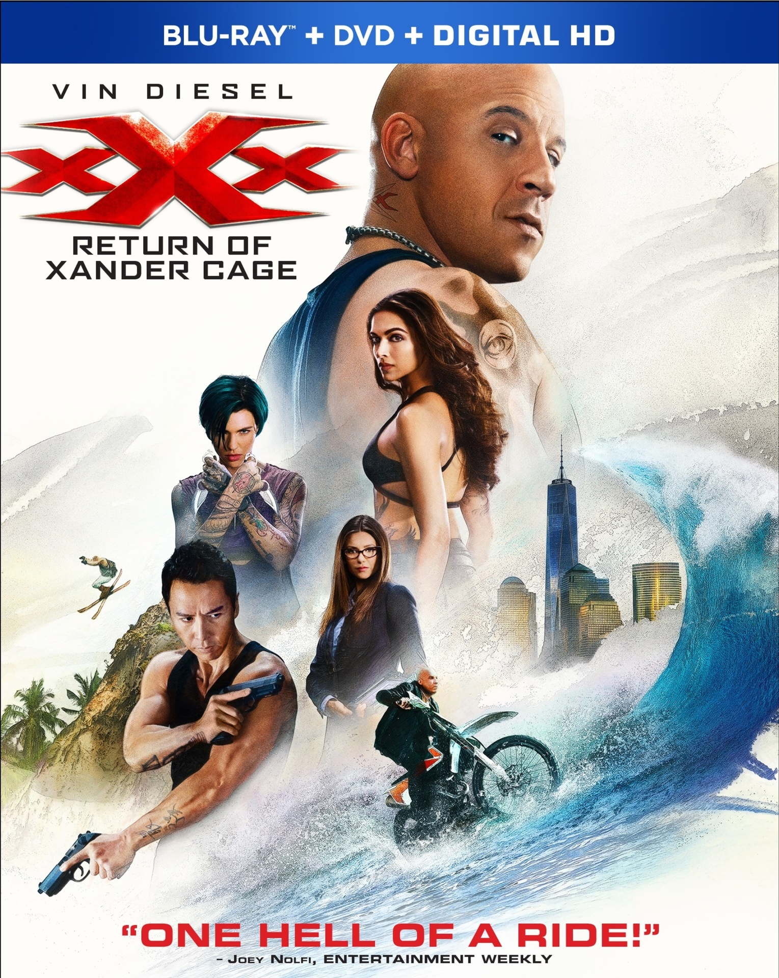 slide 1 of 1, xXx: Return Of Xander Cage (Blu-ray+ DVD + Digital), 1 ct
