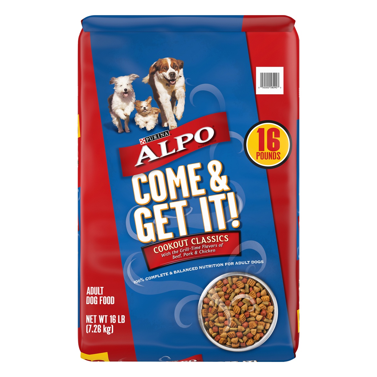 slide 1 of 1, ALPO Come & Get It Dog Food, Cookout Classics, 16.25 lb