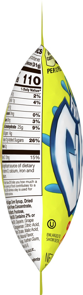 slide 2 of 8, Fruit Gushers Tropical Fruit Flavored Snacks, 4.25 oz