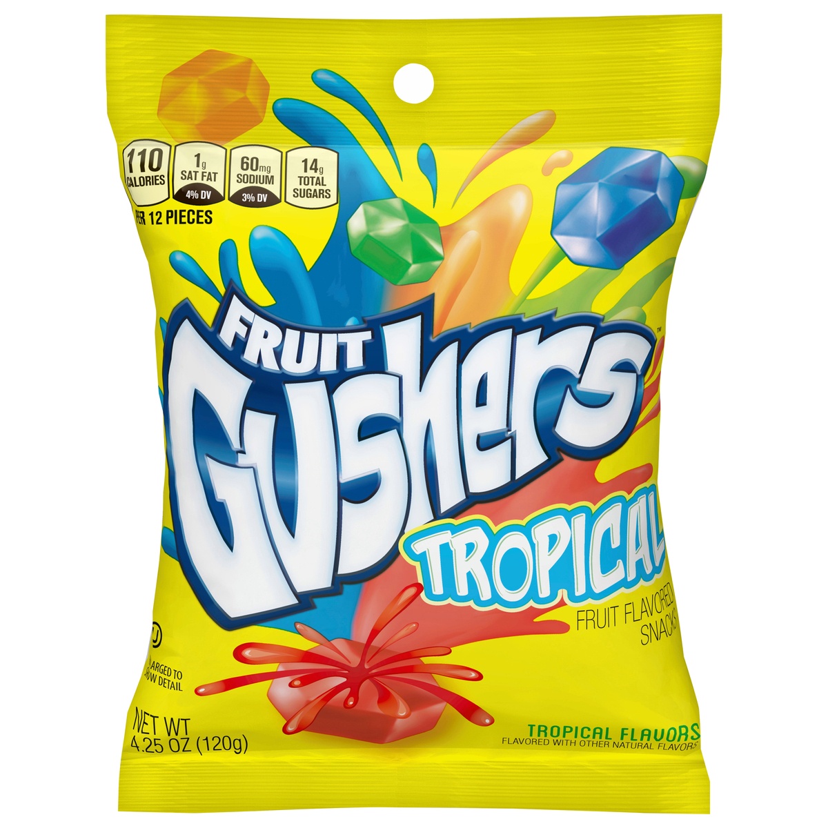 Fruit Gushers Gushers Tropical Fruit Flavored Snacks 4.25 oz | Shipt