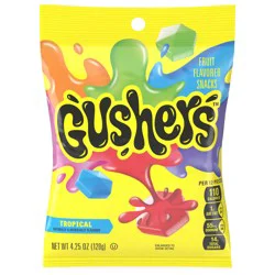 Fruit Gushers Tropical Fruit Flavored Snacks