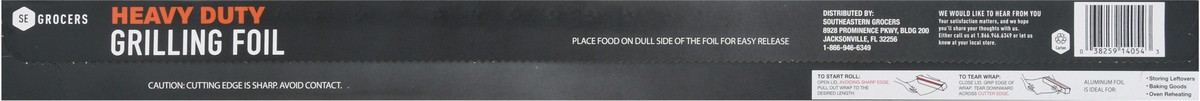 slide 2 of 9, Se Grocers Non Stk Bbq Foil 18In, 37.5 sq ft