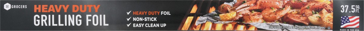 slide 8 of 9, Se Grocers Non Stk Bbq Foil 18In, 37.5 sq ft