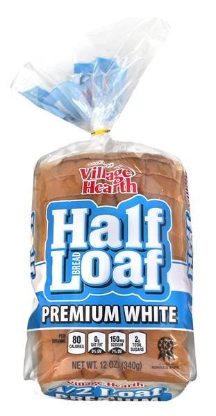 slide 1 of 1, Pan-O-Gold Village Hearth Premium White Half Loaf, 12 oz