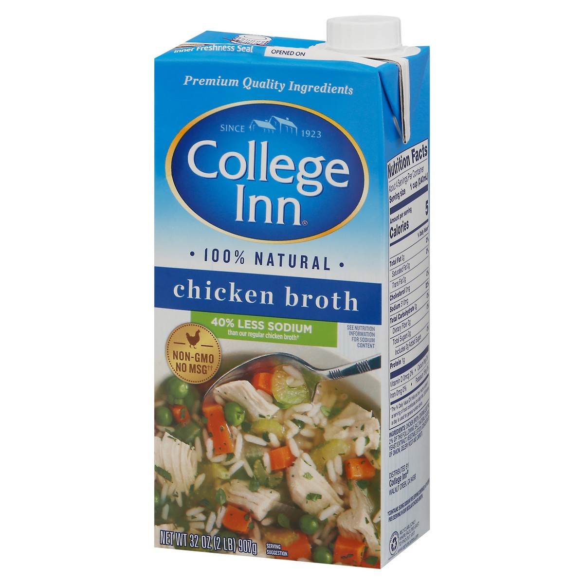 slide 7 of 10, College Inn Chicken Broth 32 oz, 32 oz