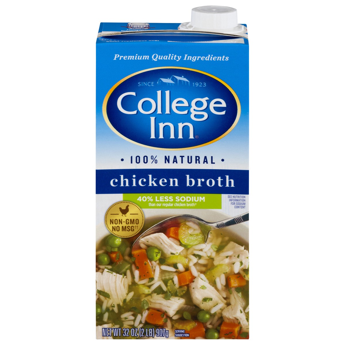 slide 1 of 10, College Inn Chicken Broth 32 oz, 32 oz