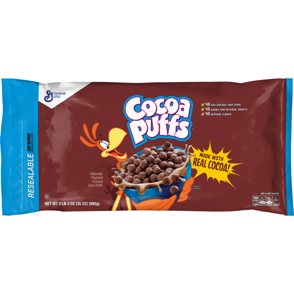 slide 1 of 1, Cocoa Puffs Cereal, 35 oz