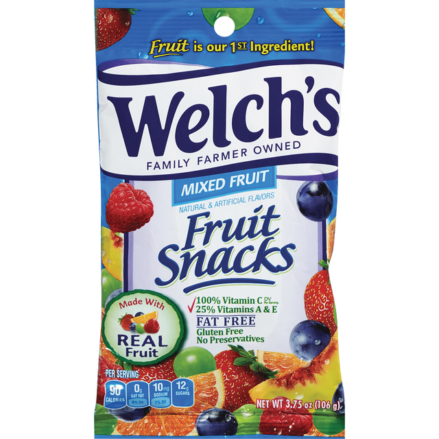 slide 1 of 1, Welch's Mixed Fruit Snacks, 1 ct