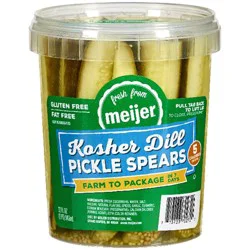 Fresh from Meijer Kosher Dill Pickle Spears, 32 oz