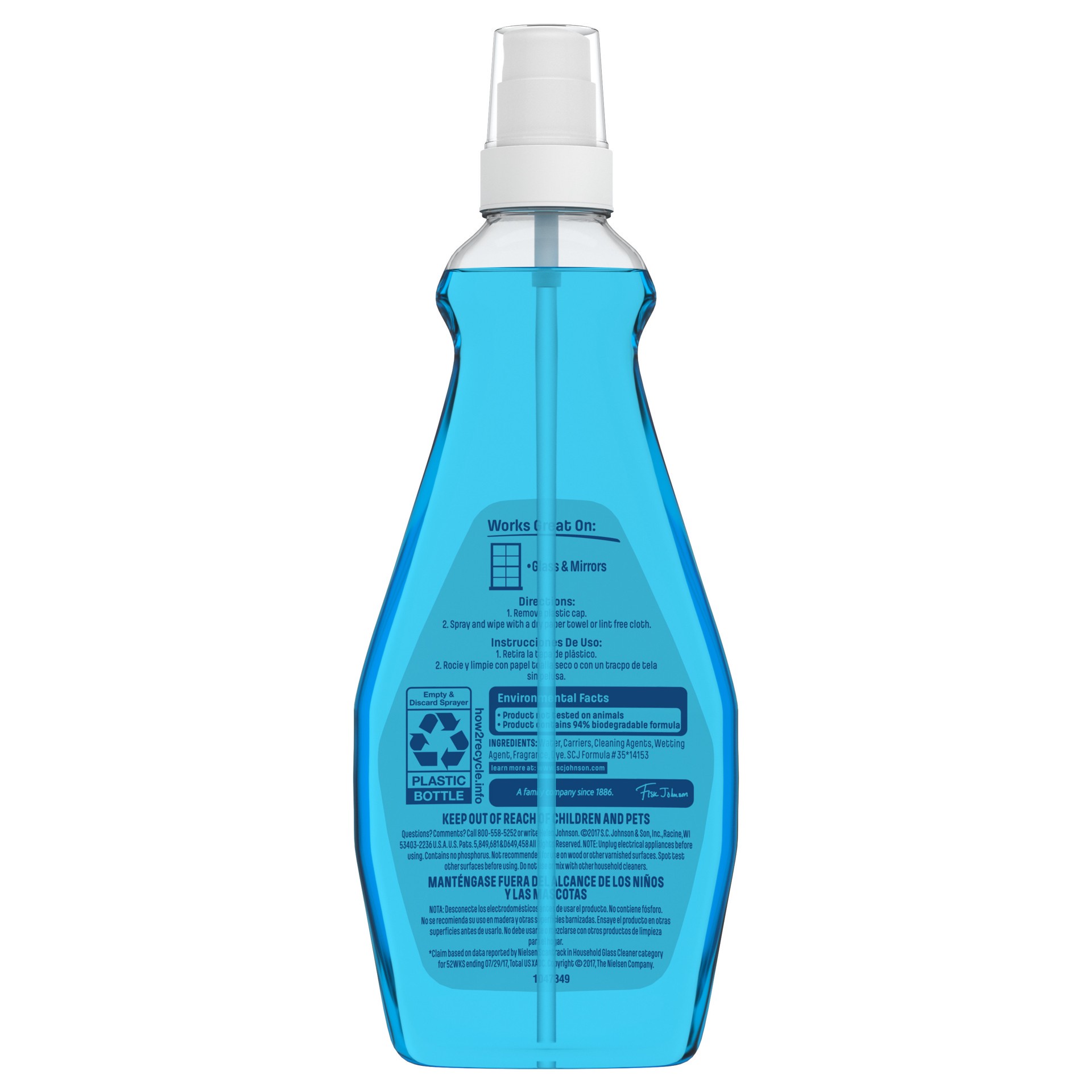 slide 5 of 5, Windex Glass Cleaner with Sprayer, 12 fl oz, 12 fl oz