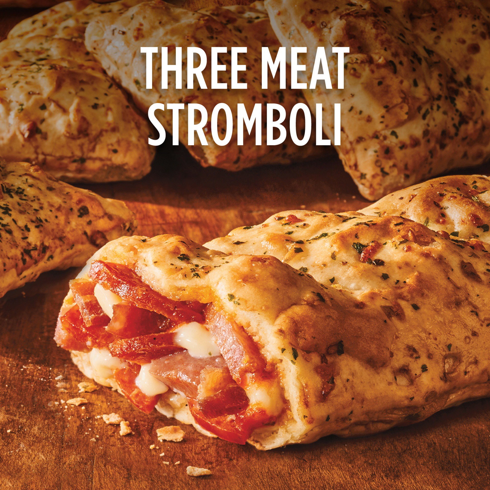 slide 5 of 7, DIGIORNO Frozen Snacks - Stromboli Frozen Three Meat Pizza Snacks - 2 Count 12 oz Frozen Sandwiches, 12 oz