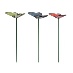 ROOM & RETREAT Rr Butterfly Mini Stake 3 Ast