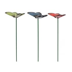 ROOM & RETREAT Rr Butterfly Mini Stake 3 Ast