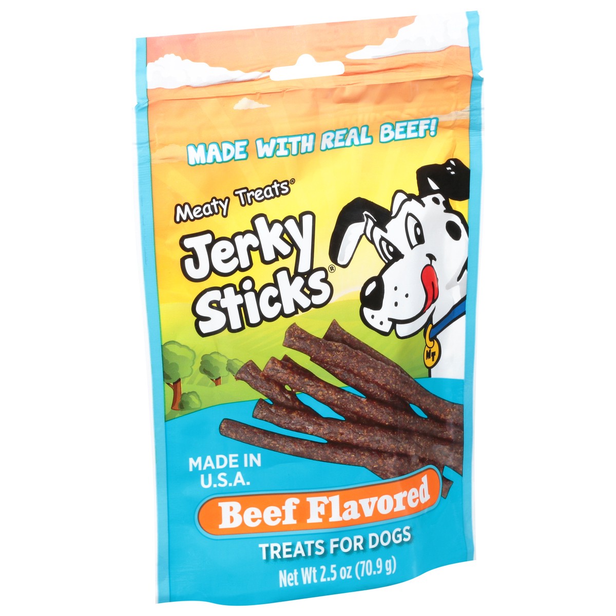 slide 7 of 9, Meaty Treats Jerky Sticks Beef Flavored Treats for Dogs 2.5 oz, 2.5 oz