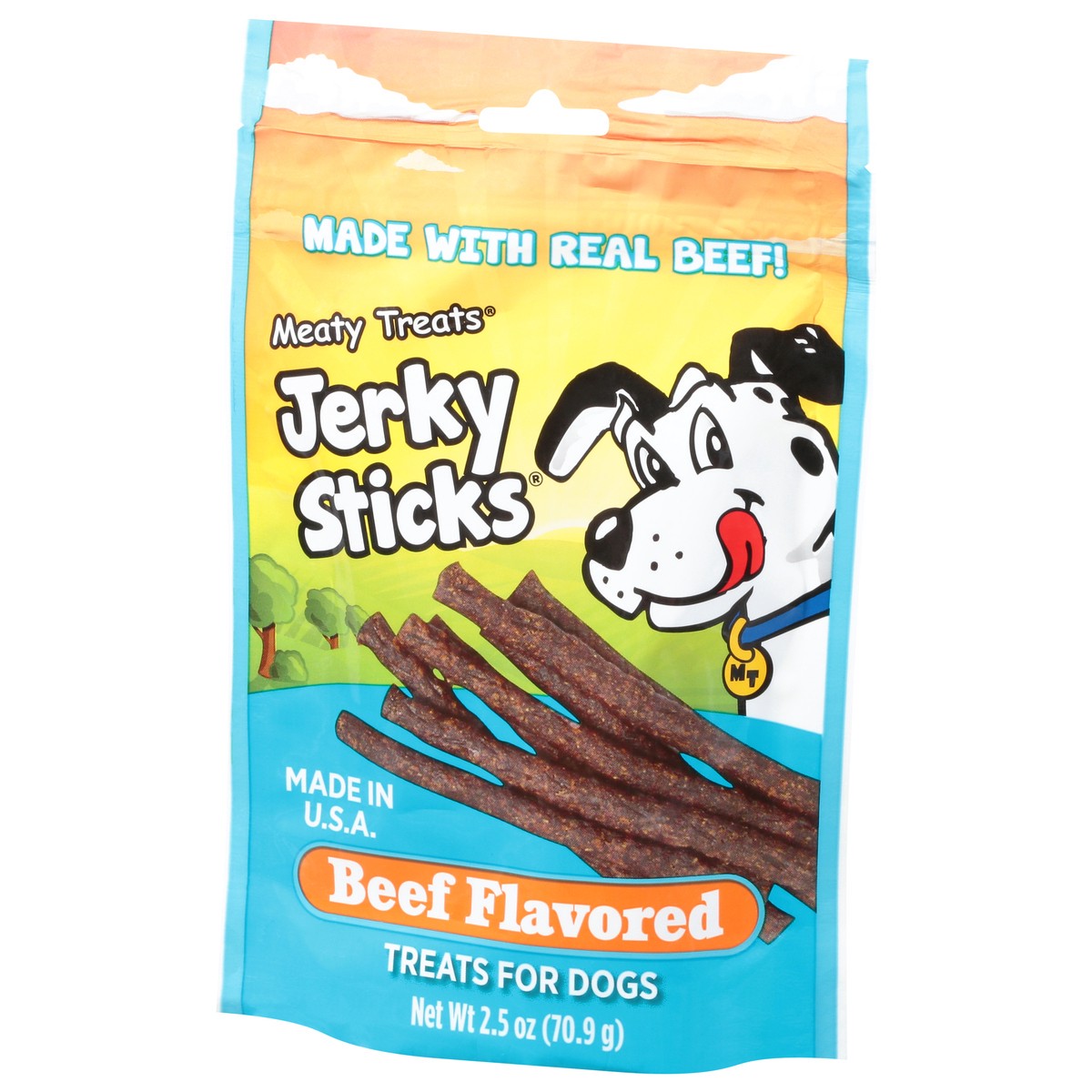 slide 4 of 9, Meaty Treats Jerky Sticks Beef Flavored Treats for Dogs 2.5 oz, 2.5 oz