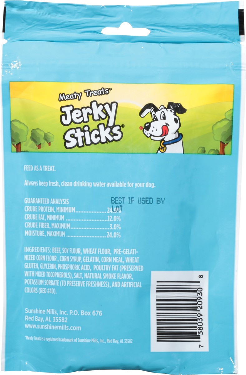 slide 3 of 9, Meaty Treats Jerky Sticks Beef Flavored Treats for Dogs 2.5 oz, 2.5 oz