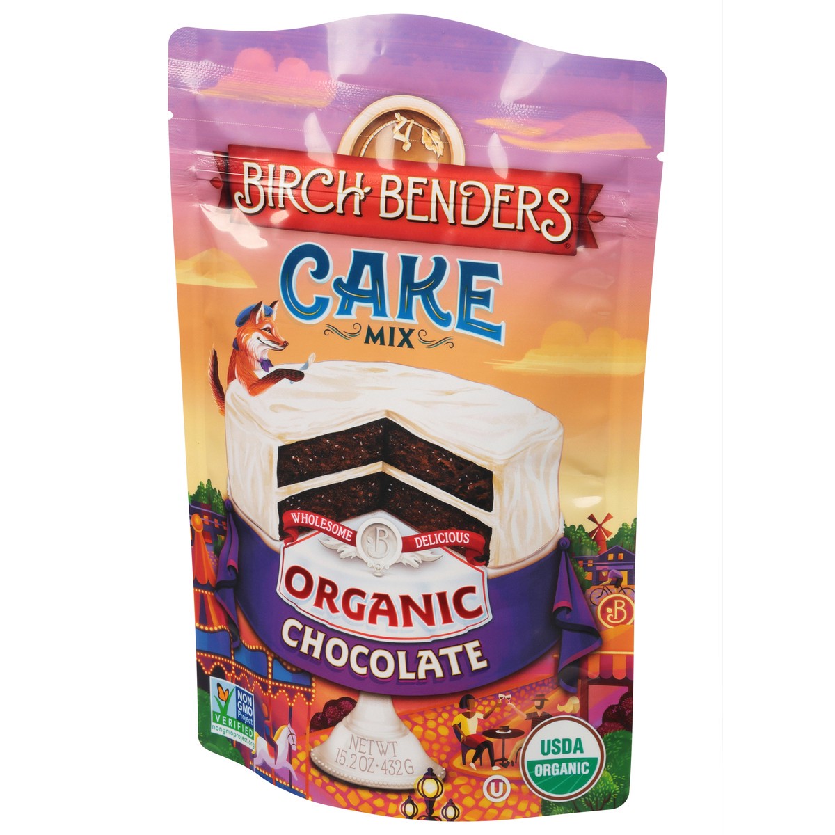 slide 2 of 9, Birch Benders Organic Chocolate Cake Mix 15.2 oz, 15.2 oz