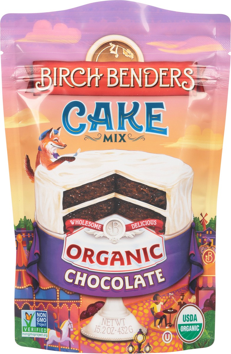 slide 1 of 9, Birch Benders Organic Chocolate Cake Mix 15.2 oz, 15.2 oz