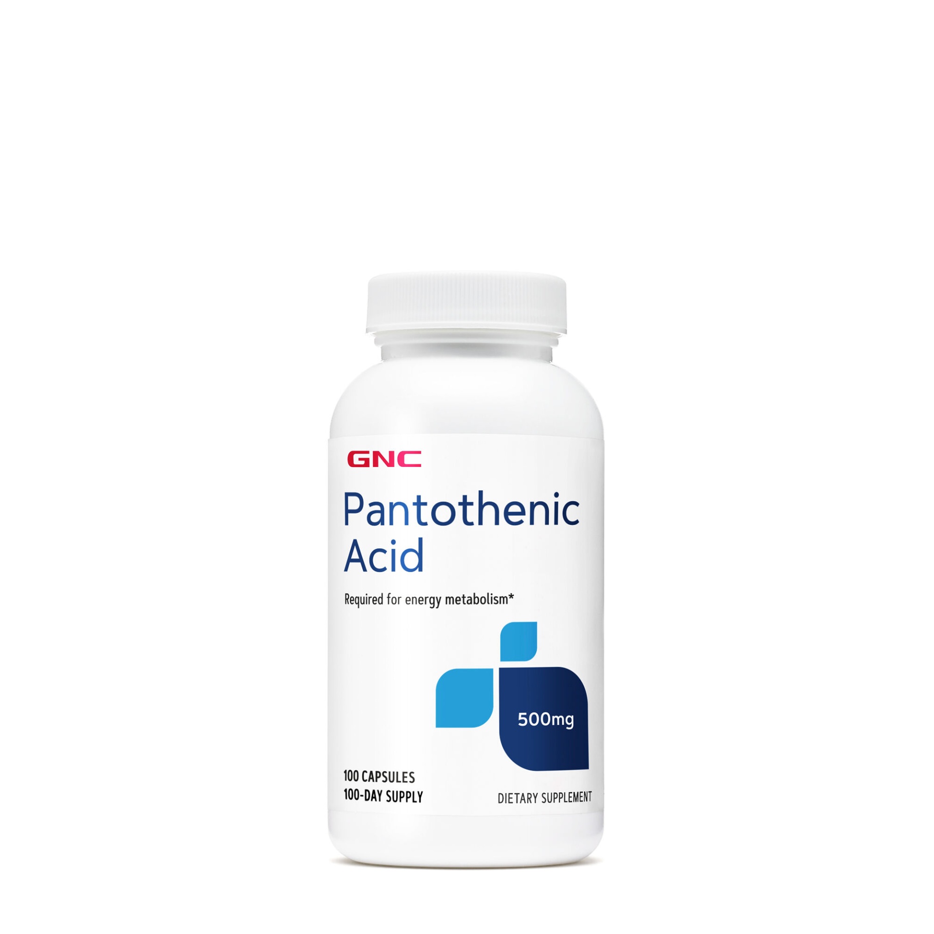 slide 1 of 1, GNC Pantothenic Acid 500 mg, 100 ct