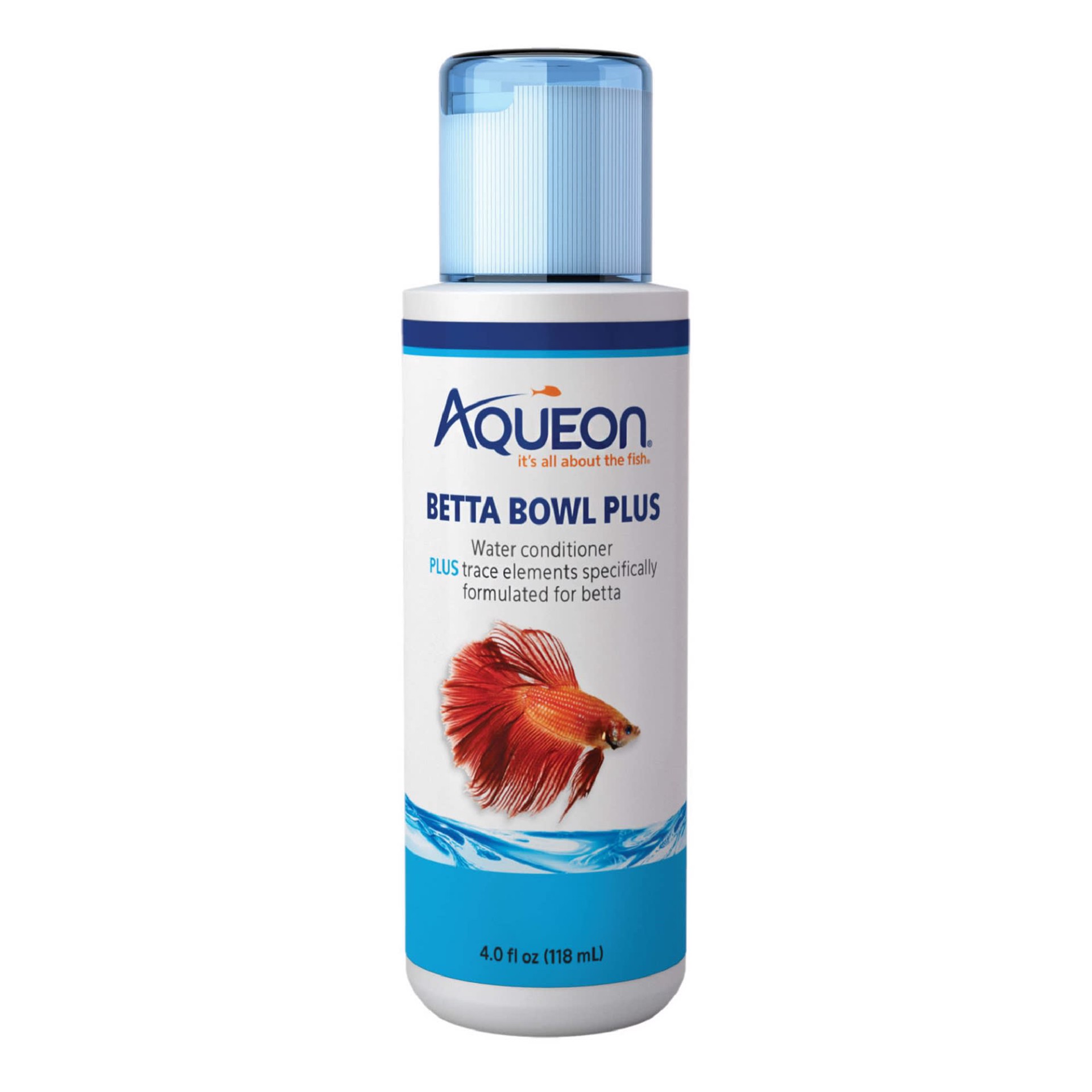 slide 1 of 6, Aqueon Betta Bowl Plus Water Conditioner 4 Ounces, 1 ct