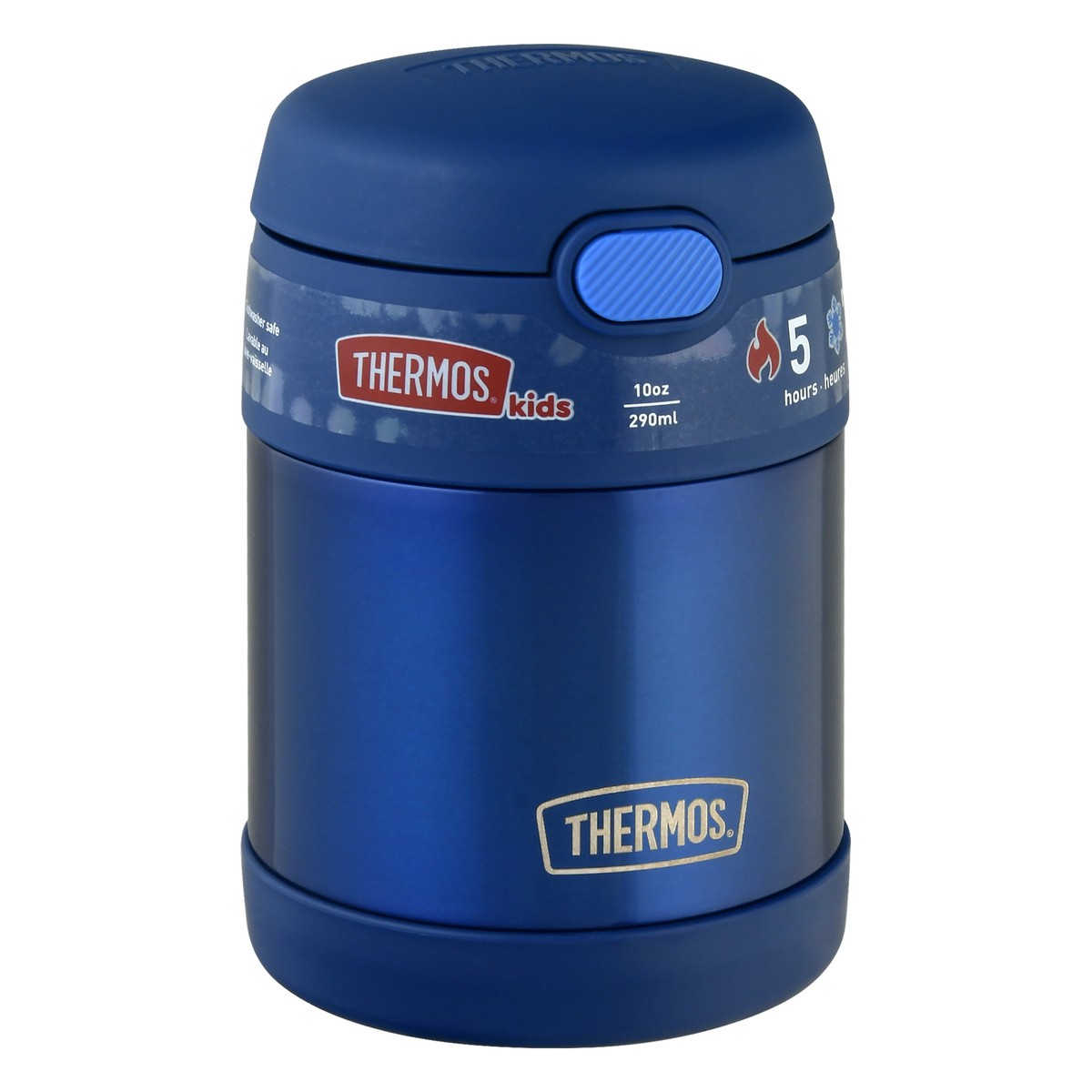 slide 5 of 10, Thermos Stainless Steel Funtainer Food Jar, Solid Blue, 1 ct