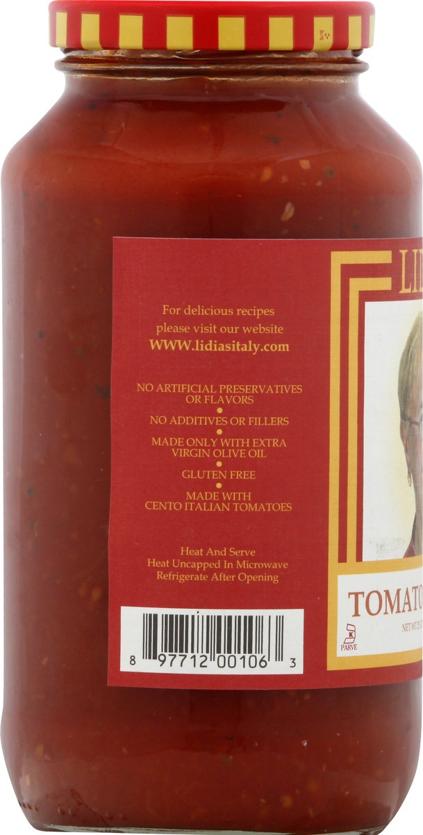 slide 10 of 10, Lidia's Tomato Basil 25 oz, 25 oz