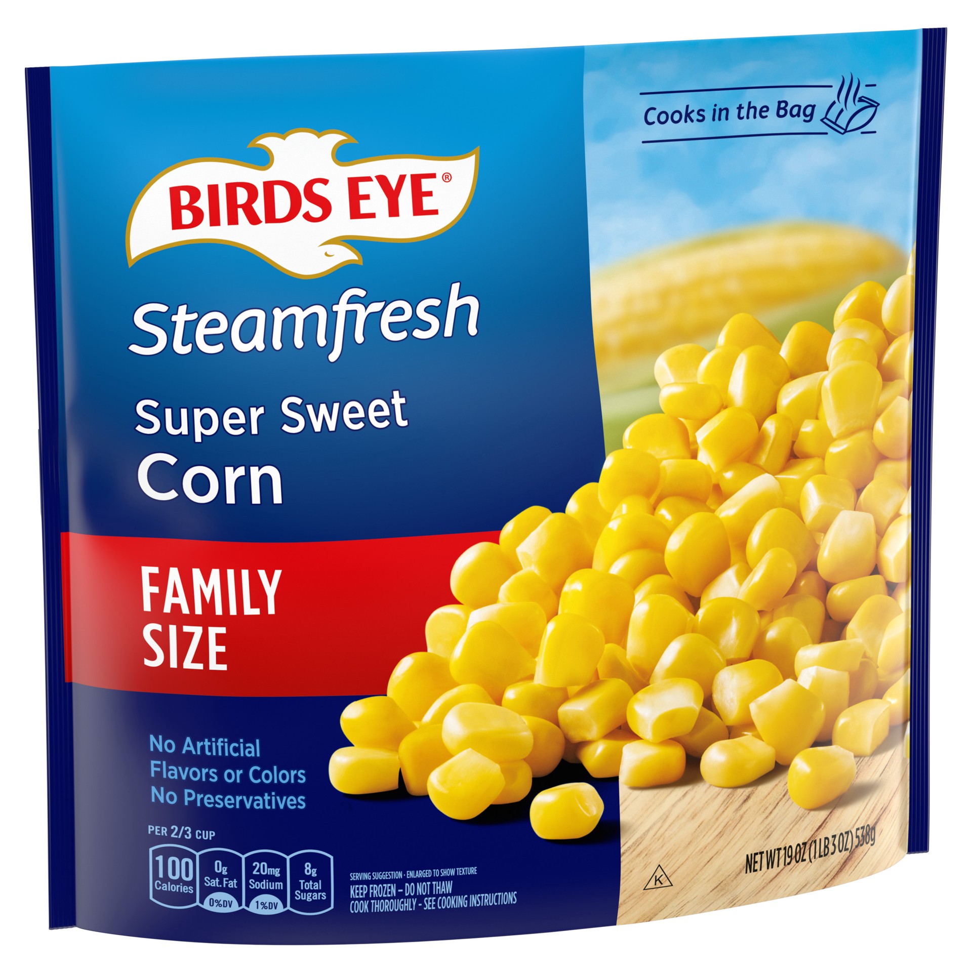 slide 5 of 5, Birds Eye Super Sweet Corn Family Size. 19 oz, 19 oz