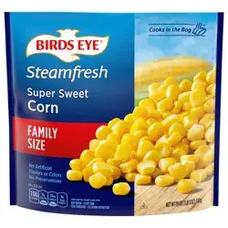 Birds Eye Super Sweet Corn Family Size. 19 oz