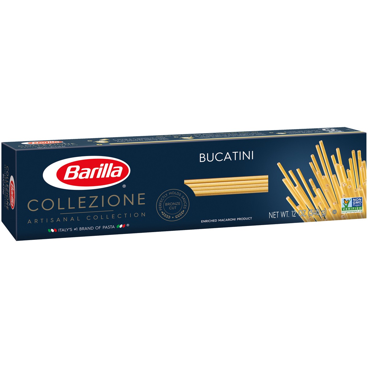 slide 4 of 9, Barilla Collezione Artisanal Collection Bucatini Pasta 12 oz. Box, 12 oz