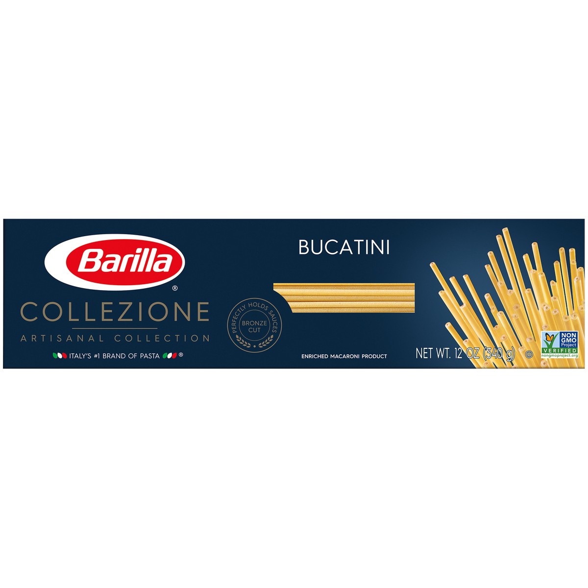 slide 6 of 9, Barilla Collezione Artisanal Collection Bucatini Pasta 12 oz. Box, 12 oz