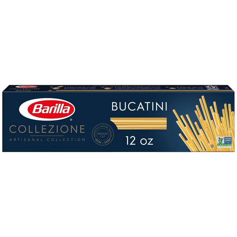 slide 1 of 9, Barilla Collezione Artisanal Collection Bucatini Pasta 12 oz. Box, 12 oz