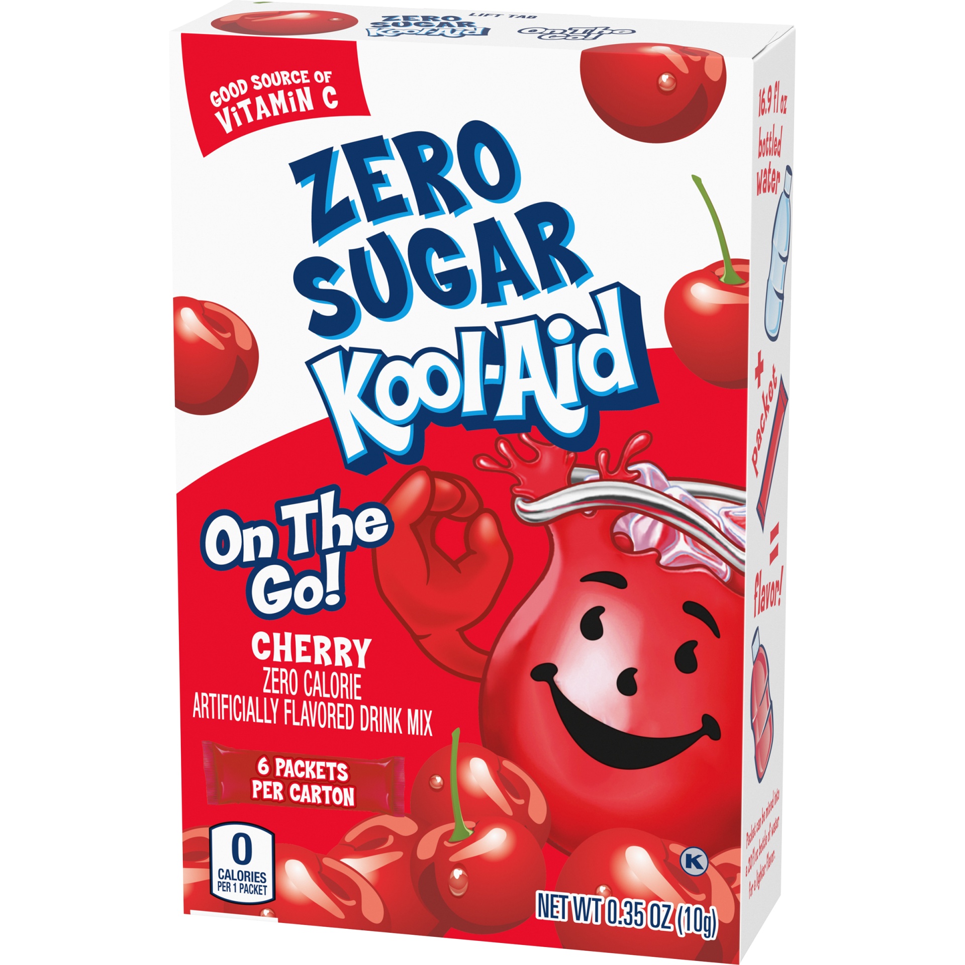 KoolAid OnTheGo SugarFree Cherry Powdered Soft Drink 6 0.35 oz