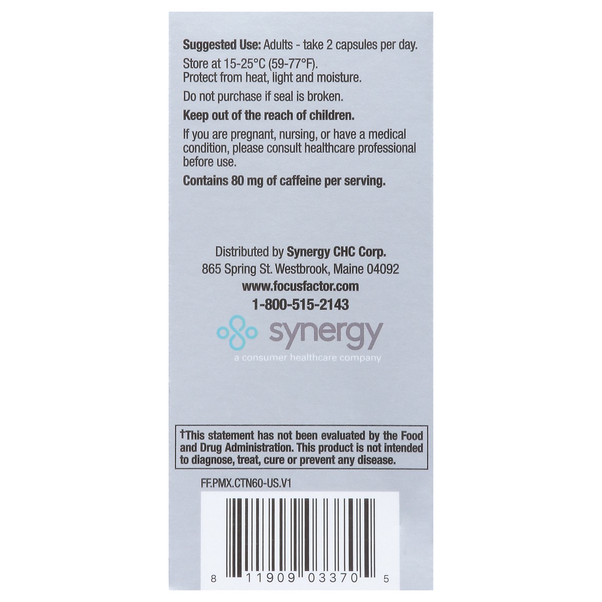 slide 13 of 15, Focus Factor Pro Max Nootropic 60 Capsules, 60 ct