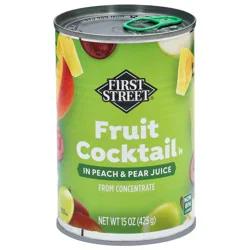 First Street Fruit Cocktail In Juice