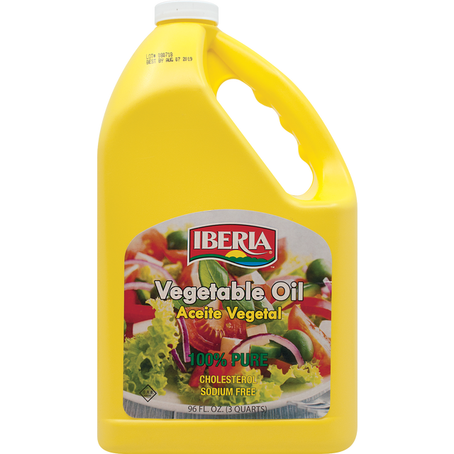 slide 1 of 1, Iberia Vegetable Oil, 96 oz