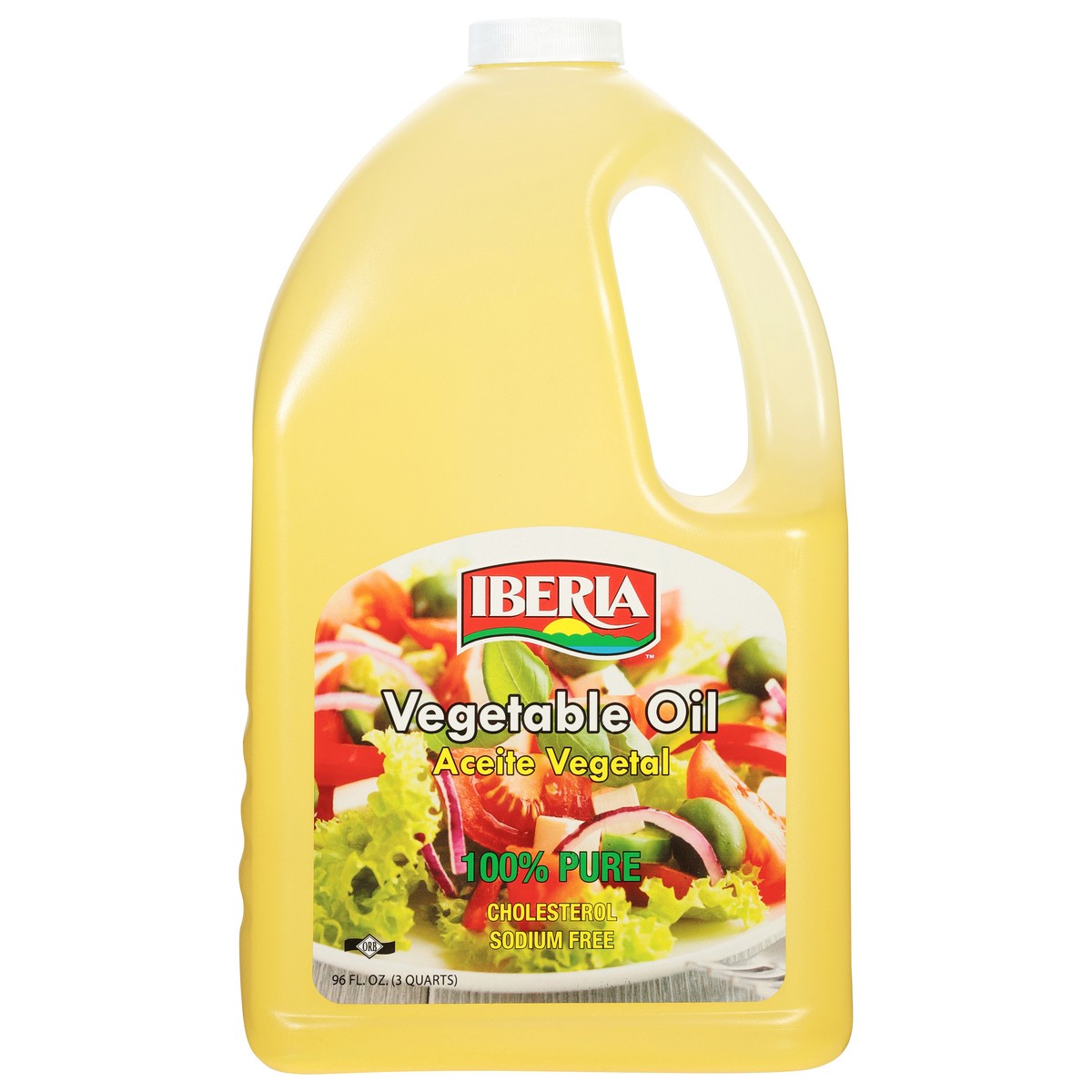 slide 1 of 9, Iberia 100% Pure Vegetable Oil 96 fl oz, 96 fl oz