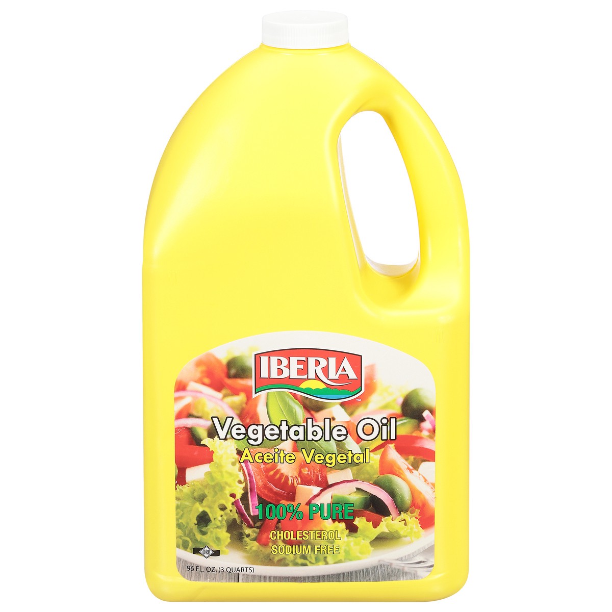 slide 1 of 9, Iberia 100% Pure Vegetable Oil 96 fl oz, 96 fl oz