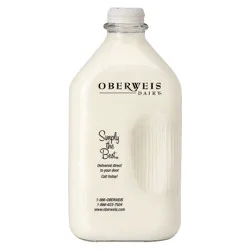 Oberweis Skim Milk - 0.5gal