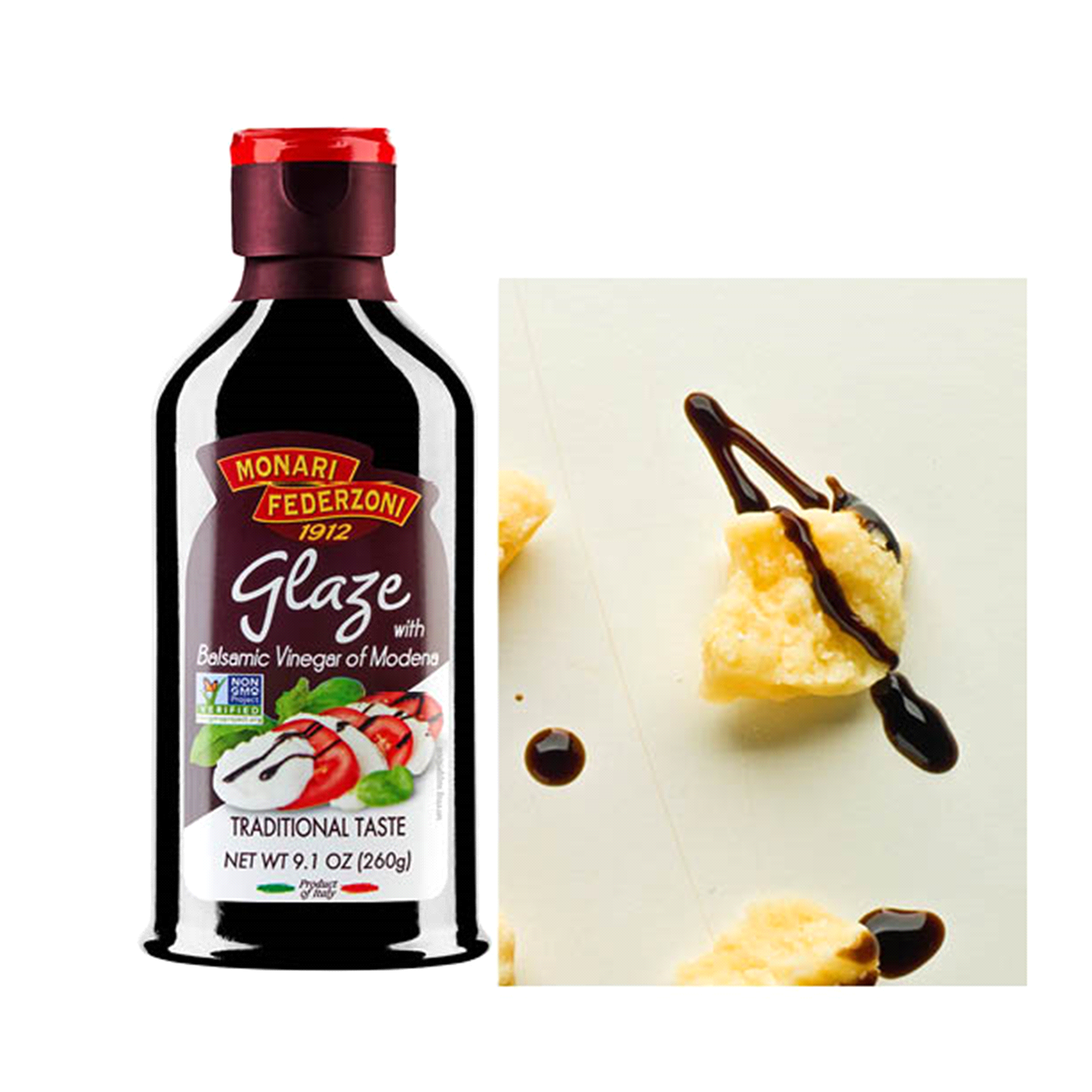 slide 2 of 3, Monari Federzoni with Balsamic Vinegar of Modena Glaze 9.1 oz, 9.1 oz