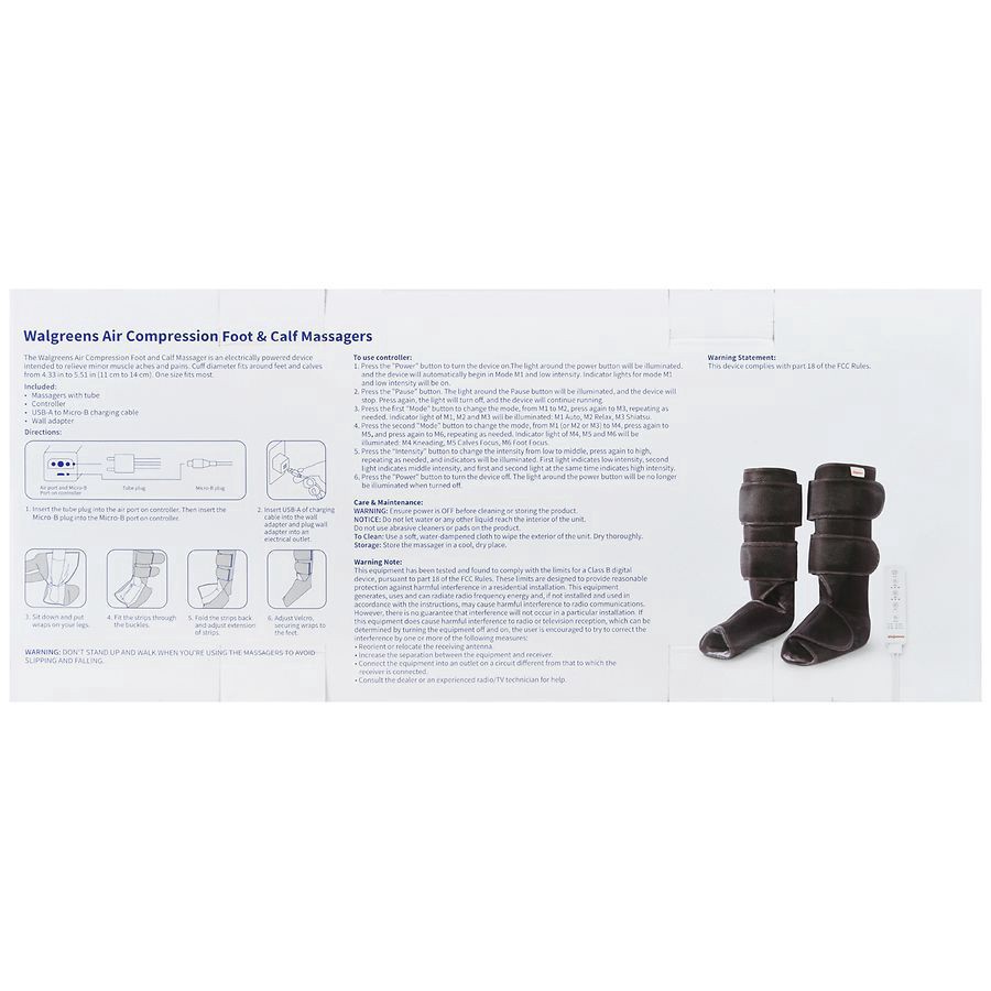 slide 4 of 5, Walgreens Foot & Calf Massagers, 1 pair