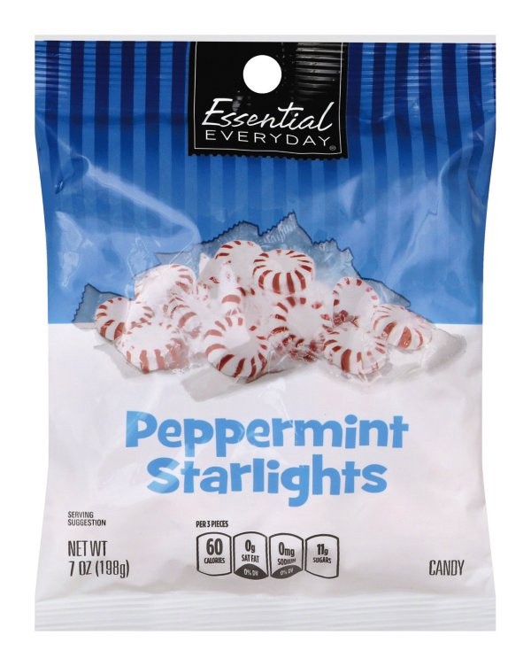 slide 1 of 1, Essential Everyday Peppermint Candy Starlights, 7 oz
