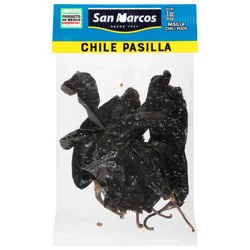 San Marcos Pasilla Chilli Pods - 3 Oz