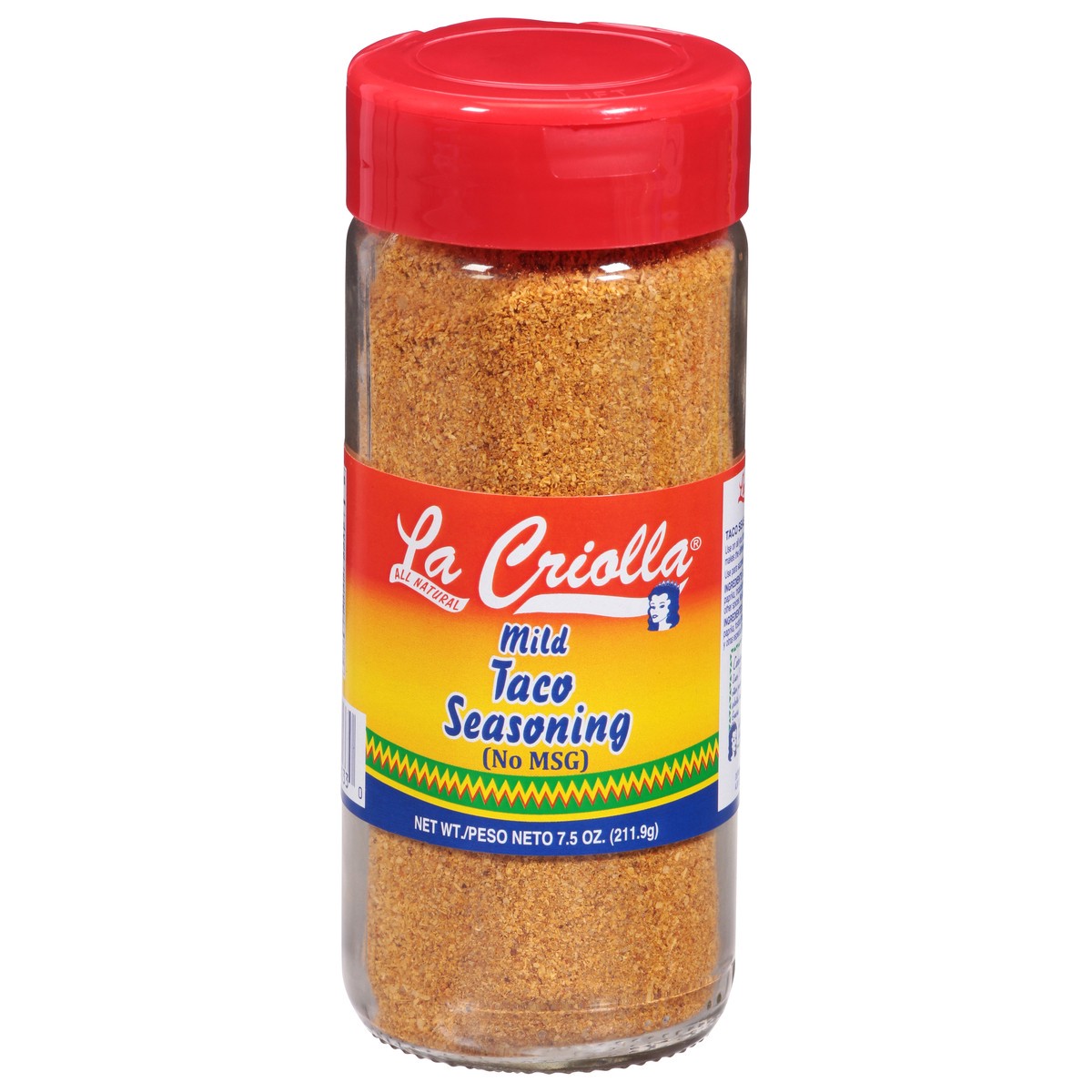 slide 1 of 1, La Criolla Taco Seasoning, 7.5 Oz. - 7.5 Oz, 7.5 oz
