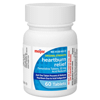 slide 7 of 29, Meijer Heartburn Relief Tablets, 60 ct