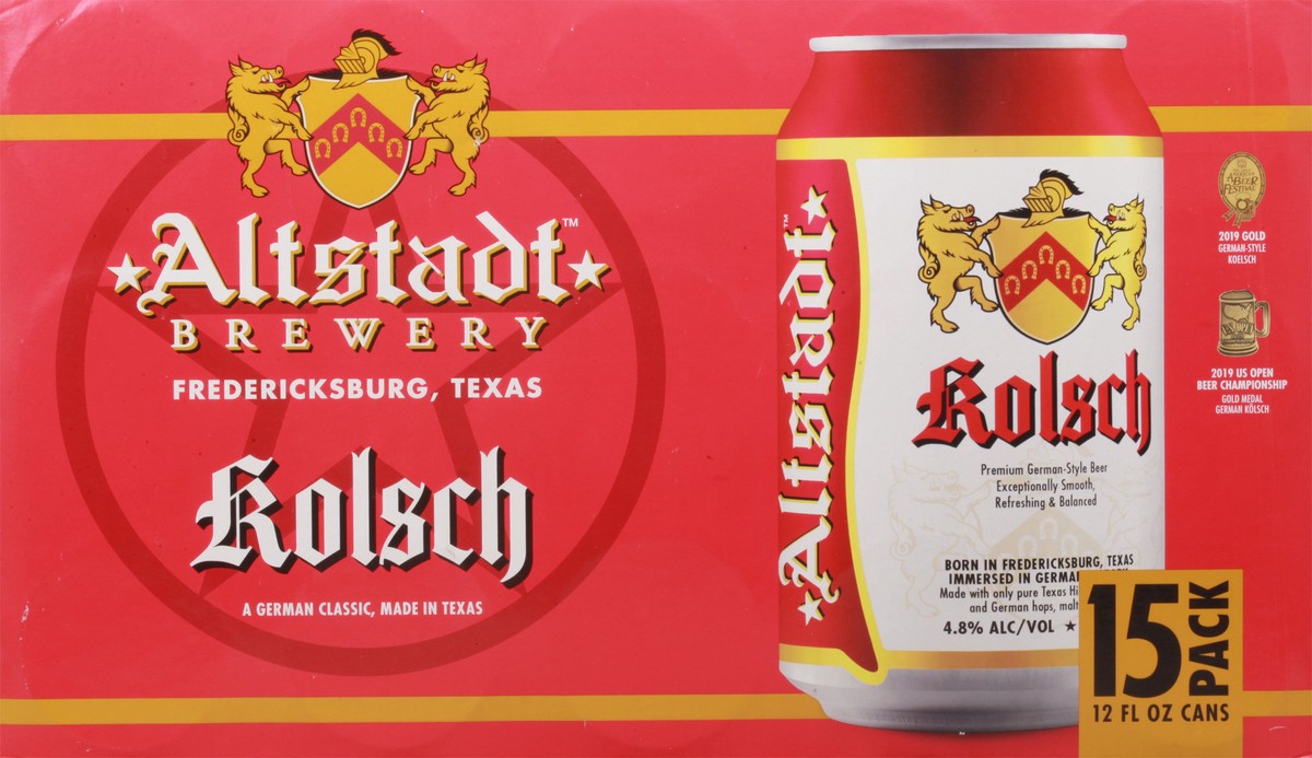 slide 8 of 11, Altstadt Brewery 15 Pack German-Style Premium Beer - 12 fl oz Cans, 15 ct