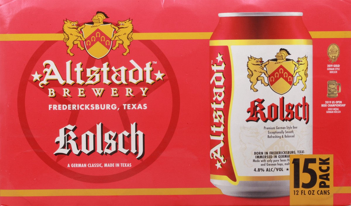 slide 2 of 11, Altstadt Brewery 15 Pack German-Style Premium Beer - 12 fl oz Cans, 15 ct